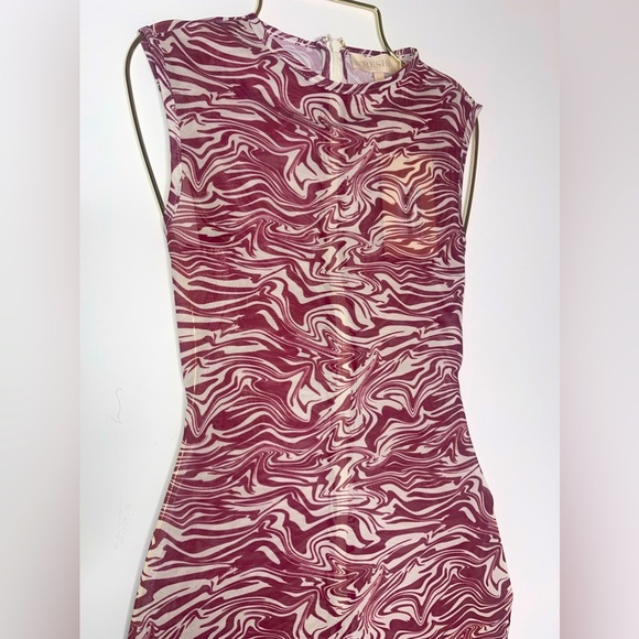 MESHKI / Bonnie Sleeve / Maxi Dress / X-Small / Wine Color / New With Tag 🏷️ - Picture 6 of 13